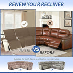 Arfntevss Recliner Sectional Couch Covers 1OO% Waterproof L Shape Sofa Cover - Image 6