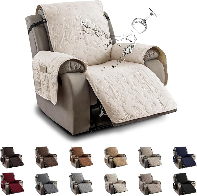 100% Waterproof Recliner Chair Cover, Recliner Chair Covers by YUEANG