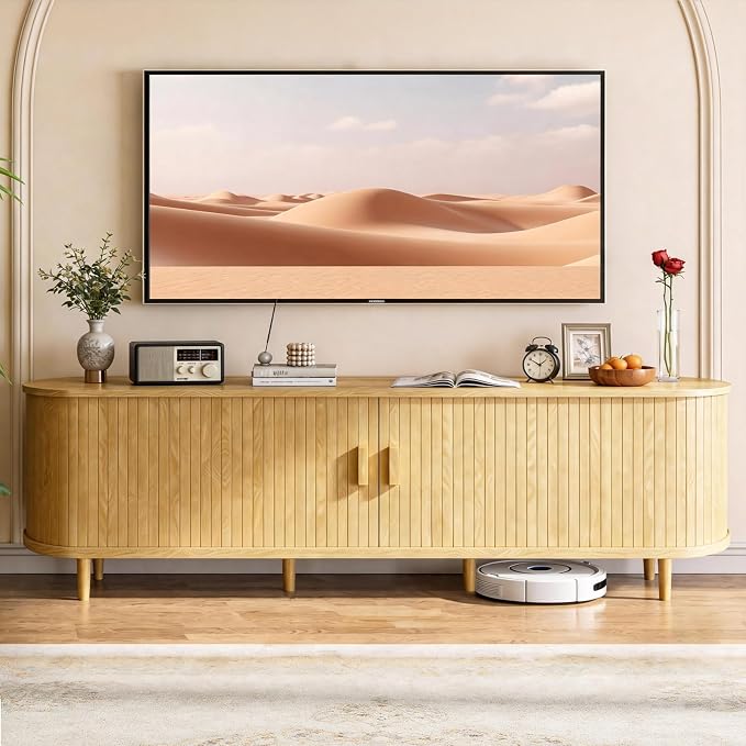 70" Mid Century Modern TV Stand - Image 2