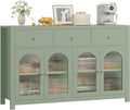 FINETONES Buffet Cabinet with Storage, 55.1" Large Sideboard Buffet, Farmhouse by finetones