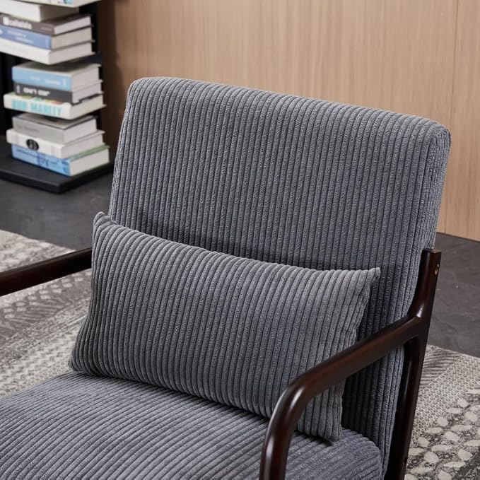 Mid-Century Modern Accent Chair & Coffee Table Set - Image 8