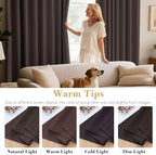 H.VERSAILTEX Blackout Curtains for Bedroom Thermal Insulated Room Darkening - Image 6