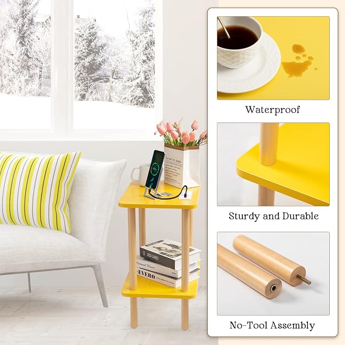 FORAOFUR Side Table, End Table - Image 5