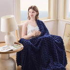 NEWCOSPLAY Fleece Clouds Cozy Twin Blanket - Image 2
