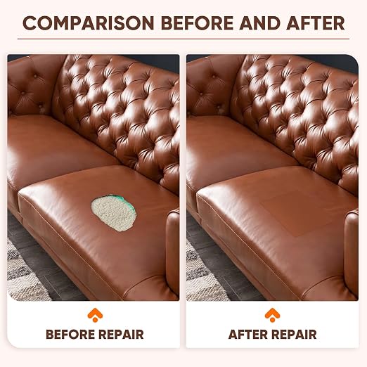 Leather Repair Tape, 16 x 30 Inches Self Adhesive Leather Repair Patch，Leather - Image 4