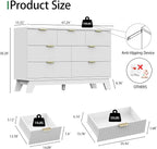 Xixini Fluted Dresser for Bedroom - Image 2