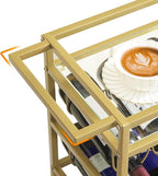 MAHANCRIS Bar Cart for Home, 3-Tier Serving Cart - Image 9