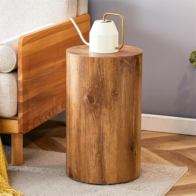 Round Side Table, End Table Living Room Table, Sofa Couch Bedside Table - Image 3