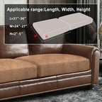 ANARACHON Leather Look Couch Cushion Covers Sofa Seat Slipcovers Sets Couches - Image 3