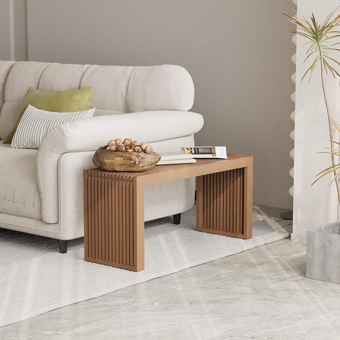 APRTAT Bamboo Dining Bench, 35 inch Farmhouse Decor Indoor Kitchen Table Bench - Image 7