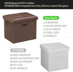 DocSafe Storage Ottoman Foot Rest Stool - Image 7