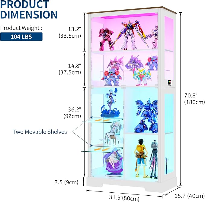 HNEBC Glass Display Cabinet - Image 2