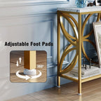 GiftGo Narrow Sofa Table 47.2 Inch, Industrial Sofa Table Behind Couch - Image 7