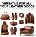 Medium Brown Leather Repair Kit, Leather Recoloring Balm – Restore & Repair - Image 5