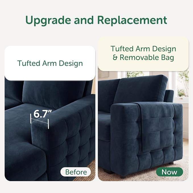 HONBAY Sectional Sleeper Sofa - Image 4
