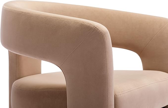 VESCASA Velvet Barrel Dining Chair - Image 9