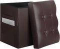Storage Ottoman, Slim Tall Foot Stool by YourHomeDeservesBetter