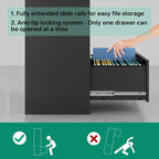 Letaya 5 Drawer File Cabinet - Image 5