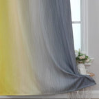Grey and Yellow Ombre Blackout Curtains - Image 6