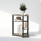 Furinno Turn-N-Tube Storage Shelves, 4-Tier Corner Shelf, Toolless Assembly - Image 5