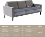 Hokway Velvet Couch Cushion Covers Water Resistant Seat Covers Stretch Sofa - Image 2