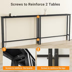 ELYKEN 47.2" Narrow Console Sofa Table - Image 7