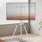 White Metal Tripod Easel TV Stand by ECOTINY