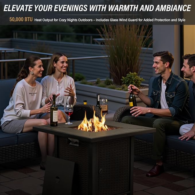 Belord 7 Piece Wicker Patio Furniture Set - Image 6