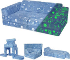MeMoreCool Kids Couch, 10-Piece Modular Play Couch by MeMoreCool