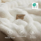 Bedsure Queen Size Blanket 3D Fleece Bubble Queen Blankets - Image 5