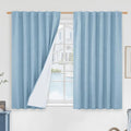 Full Blackout Linen Window Curtains by LAMIT