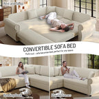 88.2" Sectional Sleeper Sofa - Image 4