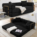 HANXIN 78 Inch Convertible Sleeper Sofa Bed, Folding Floor Mattress Couch by HANXIN