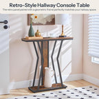 HOOBRO Narrow Console Table, 29.5" Small Entryway Table - Image 5