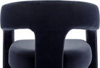 VESCASA Velvet Barrel Dining Chair - Image 8