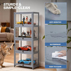 Magshion Display Cabinet, 4-Tier Curio Cabinet - Image 6