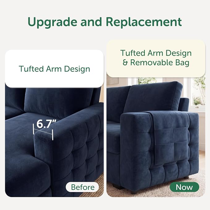 HONBAY Sleeper Sectional Couch - Image 4