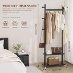 Taitiy Coat Rack Freestanding Clothing Rack - Image 2