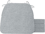 AAAAAcessories D-Shaped Chair Cushions, Machine-Washable Cover by AAAAAcessories