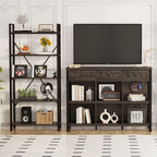 FATORRI Rustic 6 Cube Storage Organizer Bookshelf - Image 8
