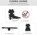 Outsunny Chaise Lounge Chair Outdoor - Image 4