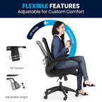 Flash Furniture Kelista Mid-Back Swivel Office Chair - Image 11