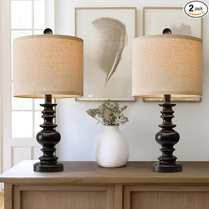 BOBOMOMO 20" Table Lamp Set of 2 by BOBOMOMO
