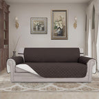Easy-Going Reversible Couch Cover, 4 Seater Sofa, Chocolate/Ivory | XX-Large - Image 2