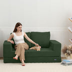 COMAX Convertible Sofa Bed Queen, Folding Fold Out Couch Bed, Floor Futon Couch - Image 2