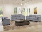 HAOMARKETS Corduroy Sofa Set, Upholstered Loveseat and 3-Seater Couch Set of 2 by HAOMARKETS