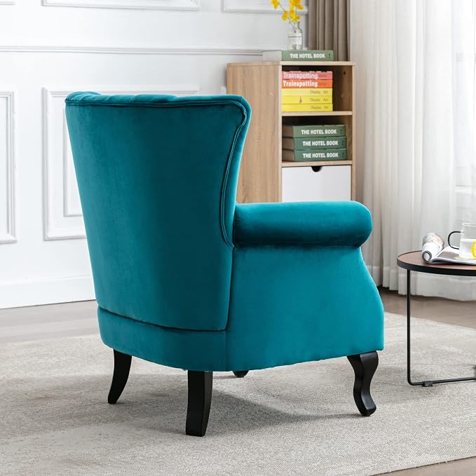 Velvet Accent Chairs Set of 2 - Image 7