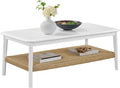 Alaterre Furniture Calais 48 Inch Rectangular Wood Coffee Table by AlaterreFurniture