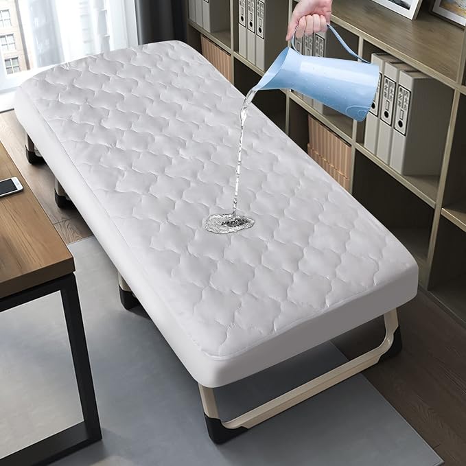 Cot Mattress Pad Protector Waterproof, Quilted Cot Size Mattress Cover 30" X by LoveHome%C2%B7LoveLife