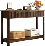 RUSTOWN Fluted Wood Console Table by RUSTOWN